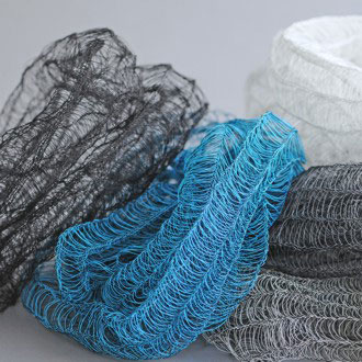 spannende strukturen bei den gestrickten halskrausen